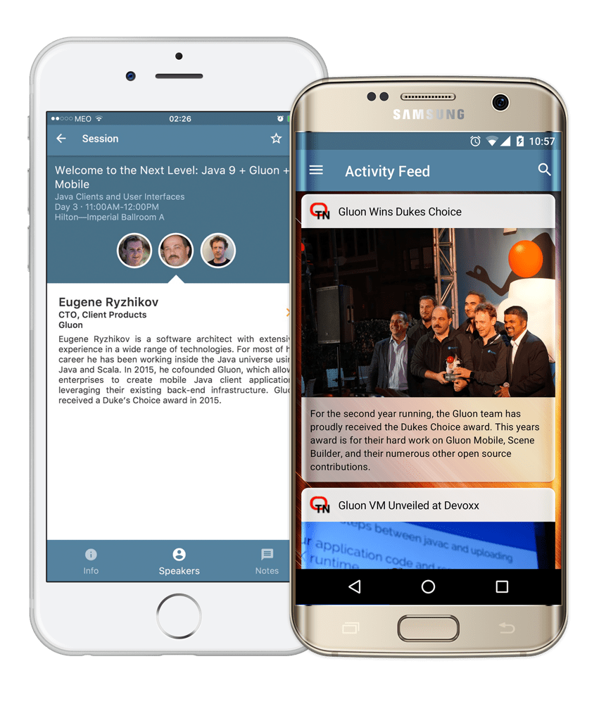 The Gluon JavaOne App: Building the UI with Gluon Mobile
