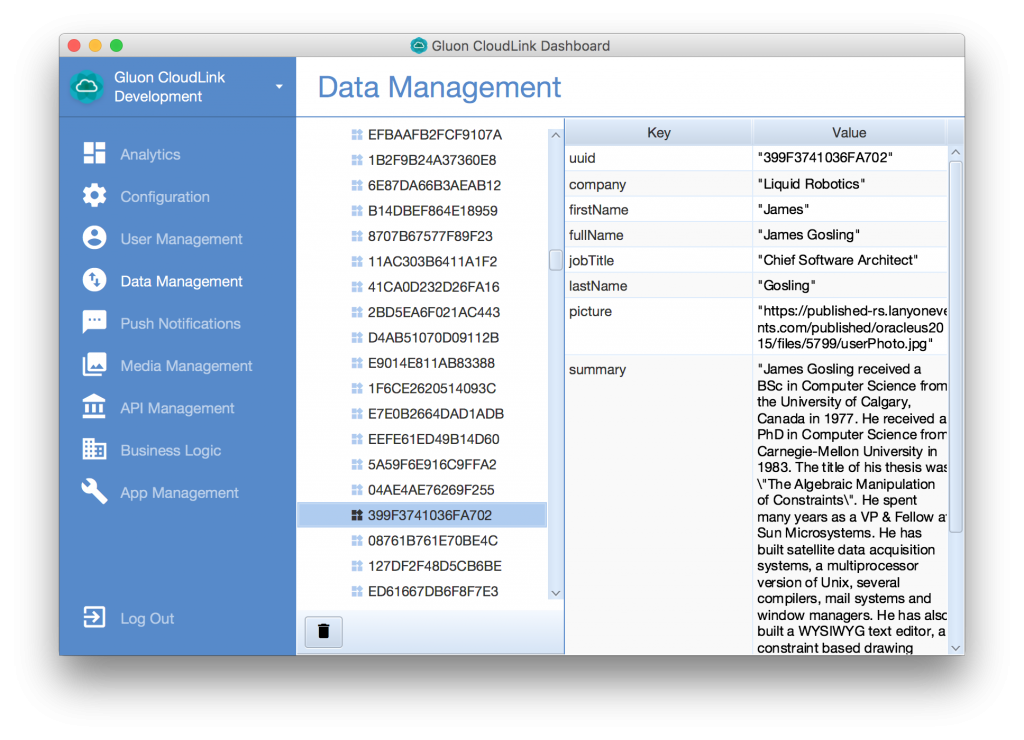 cloudlink-dashboard-data